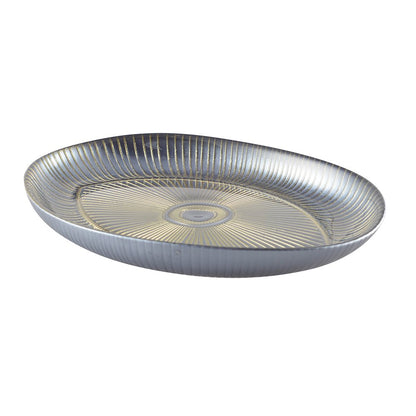 Aulica presentatie cup ovaal 22x15,5 cm zilver