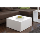 Salontafel 60x60x30 cm hoogglans wit MDF