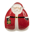 Breakfast plate Santa 20x16x4 cm Red Ceramic