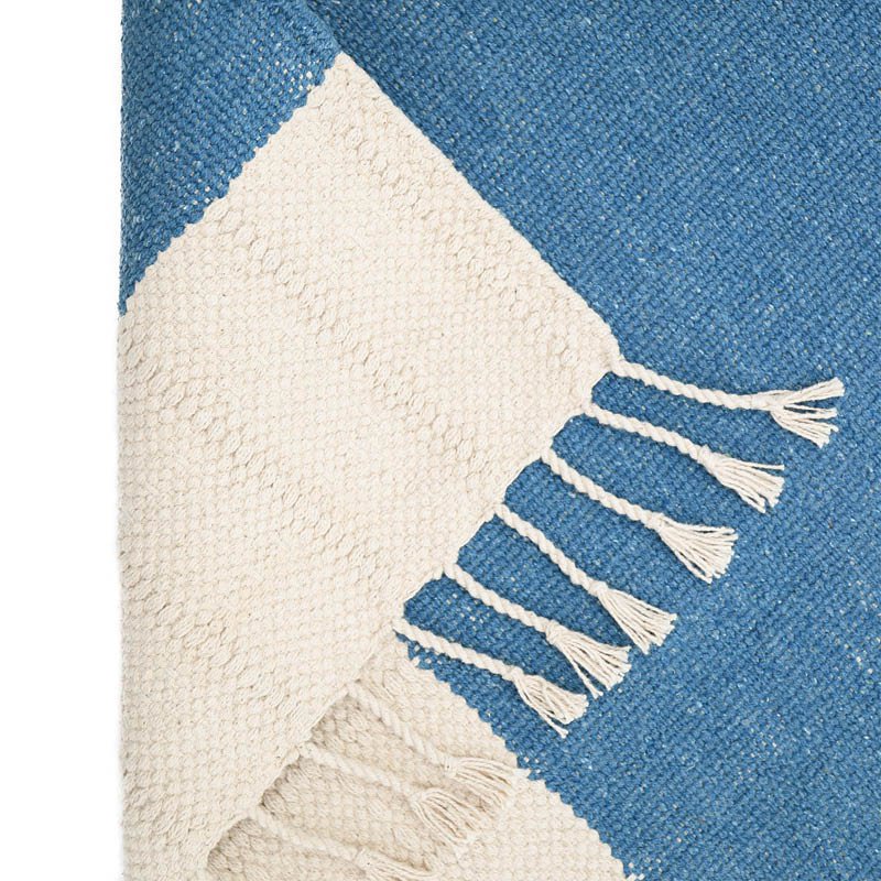 Kindertapijt 100x150 cm Lucia Bleu katoen gerecycled
