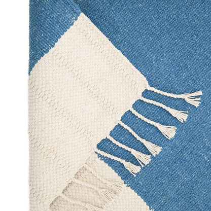 Kindertapijt 100x150 cm Lucia Bleu katoen gerecycled