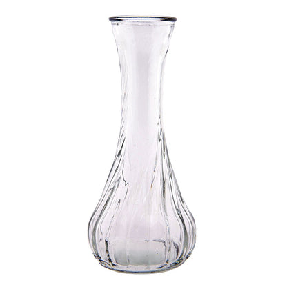 Vaas Ø 6x15 cm glas transparant