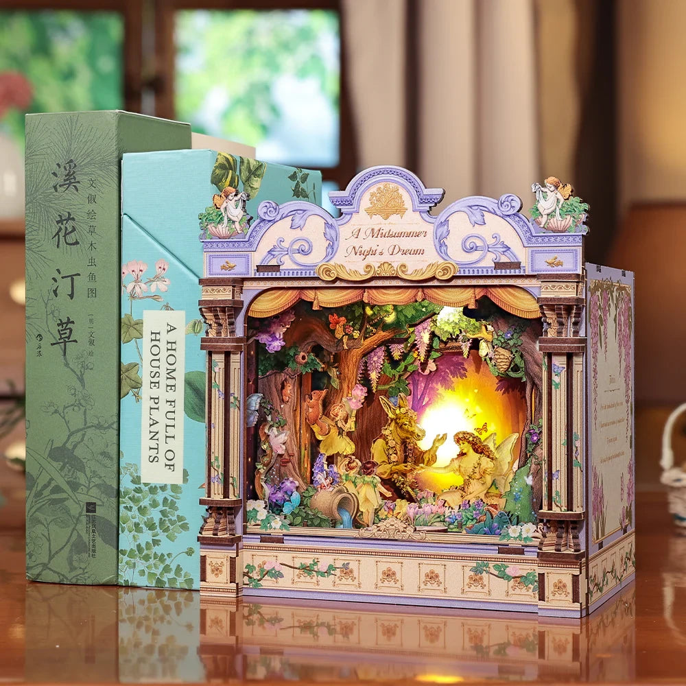 Cutebee, 3D DIY Dollhouse, A Midsummer Night's Dream, TTKA201, 15.5x12.4x16.1cm