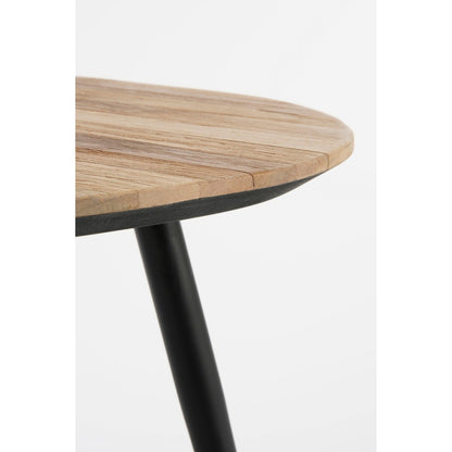 Bijzettafel set Jailey 84x39x39 cm bruin hout