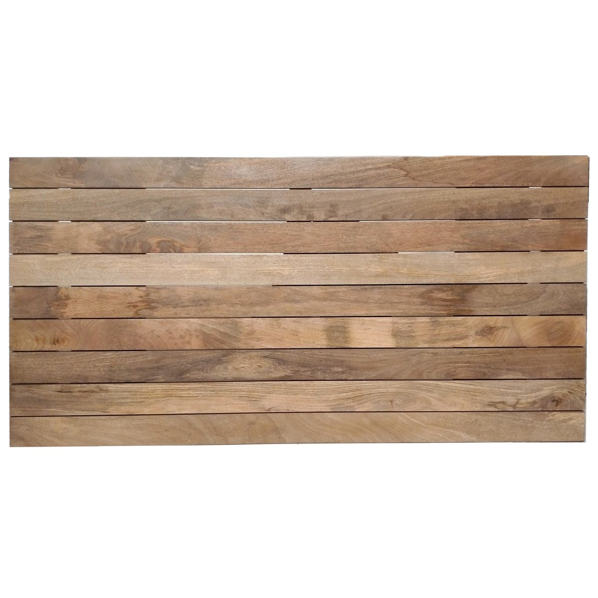 Eettafel mangohout 200x100 cm industrieel