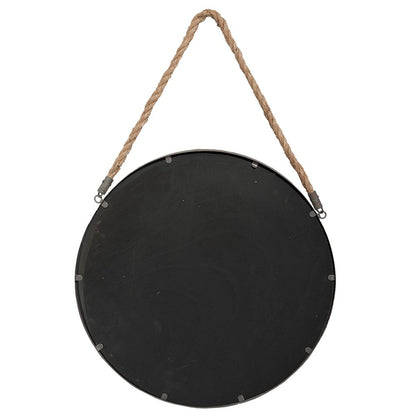 Spiegel rond Ø 47 cm grijs ijzer