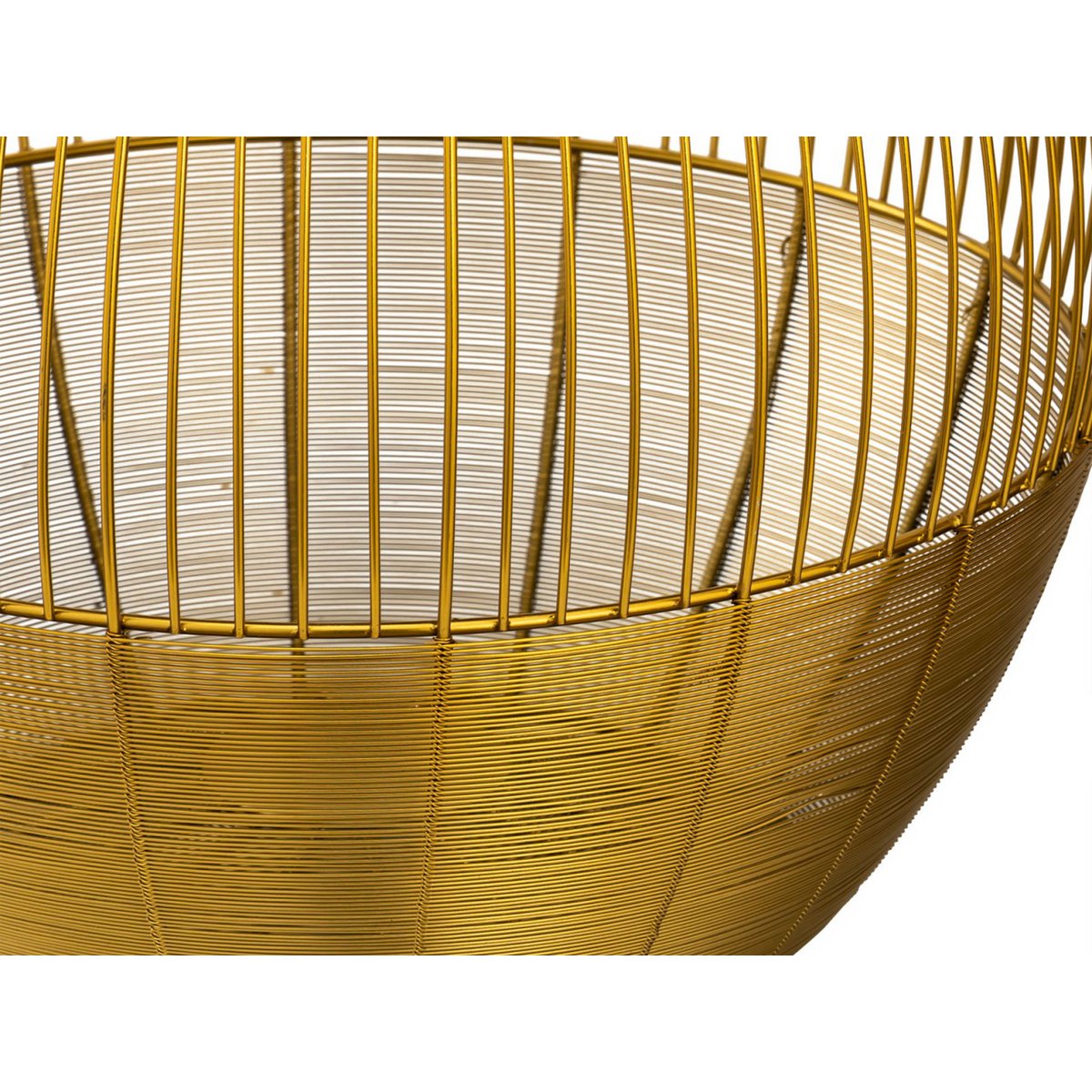 Set van 2 Ronde Bijzettafels Glamira Goud Salontafels