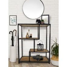 Staande Boekenplank Scheidingswand Liverpool Metalen Zwart