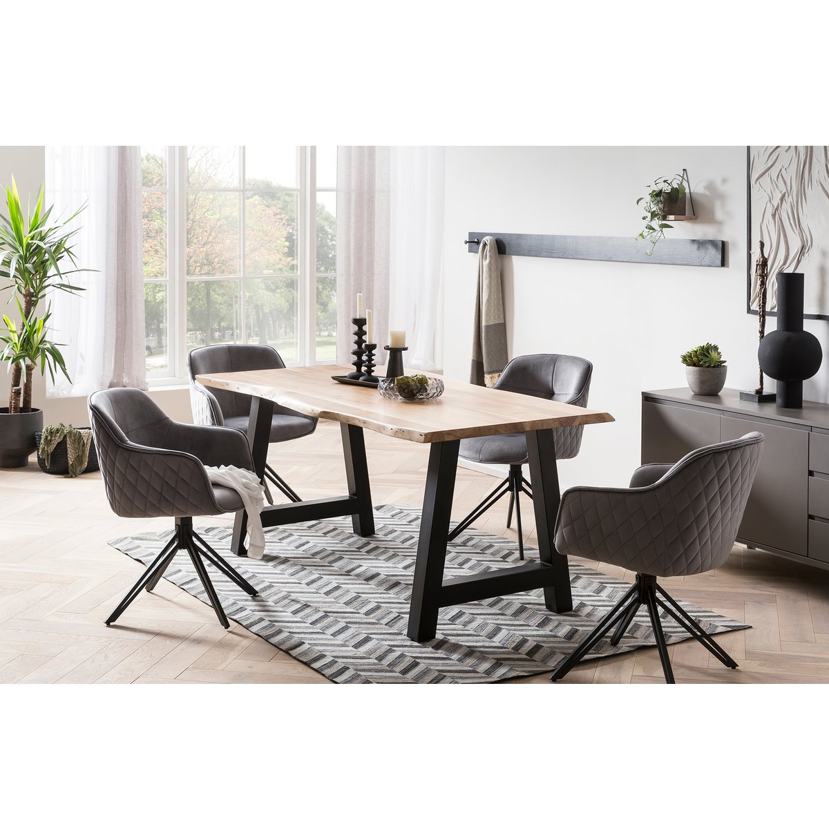 Acacia eettafel 140x80 cm