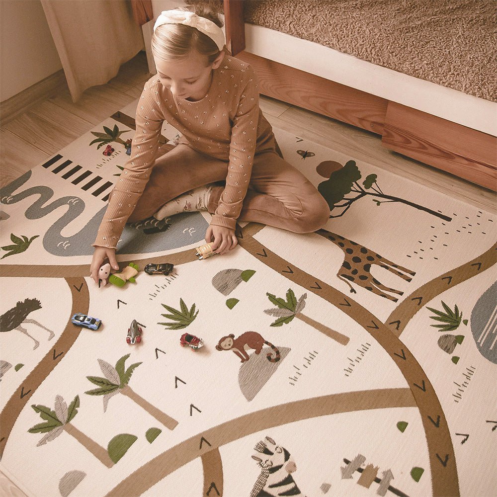 Speelkleed savanne 123x180 cm polyester
