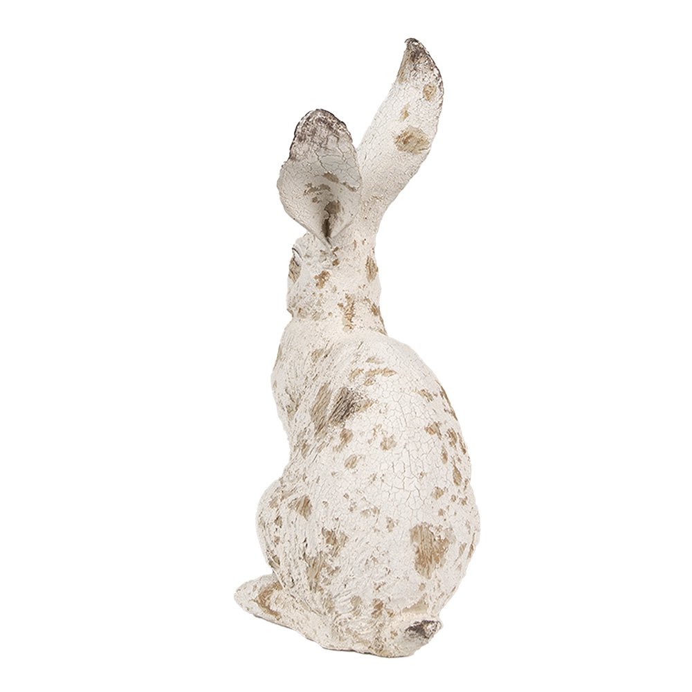 Beeld Konijn 22 cm Beige Polyresin Paasdecoratie