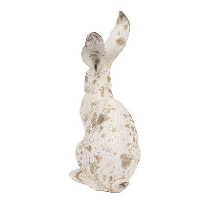 Beeld Konijn 22 cm Beige Polyresin Paasdecoratie