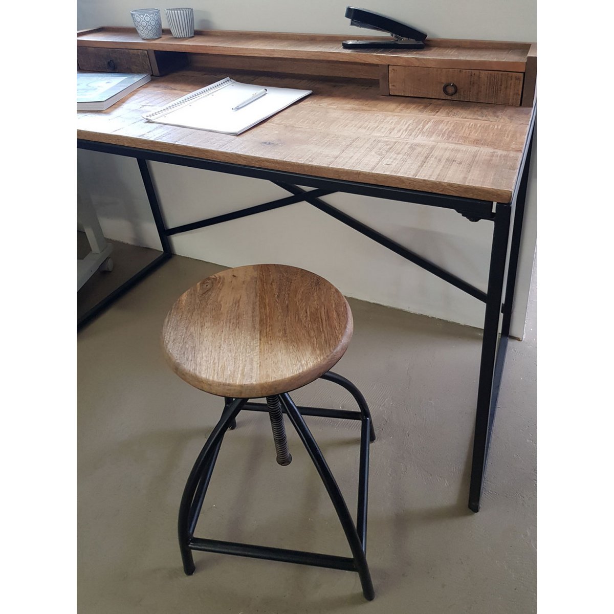 Rijn Kruk Barkruk Verstelbaar 46 Tot 75 Cm 34 Cm Diepte