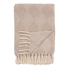 Bursa Plaid - Taupe/Beige, Cotton, Polyester, 130x180 cm