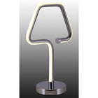LED Table Lamp Loop Line Chrome 30 cm Warm Light 3000K