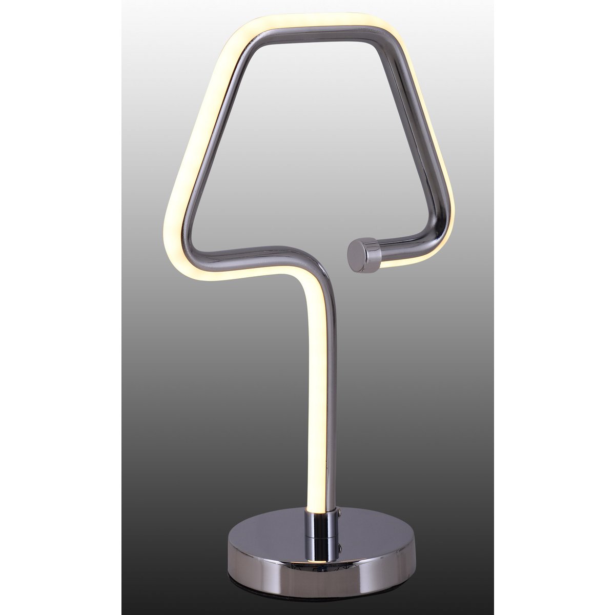 LED tafellamp chroom 30 cm warm licht 3000K