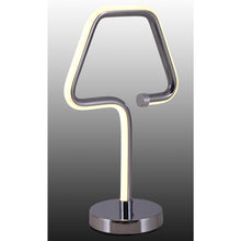 LED Table Lamp Loop Line Chrome 30 cm Warm Light 3000K