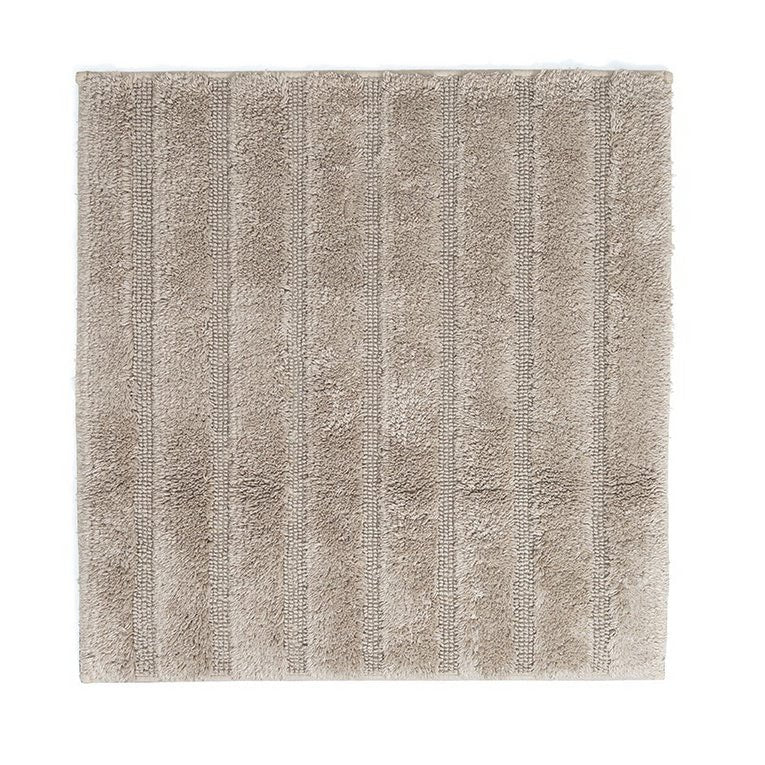 Bidetmat 60x60 cm katoen bruin beige