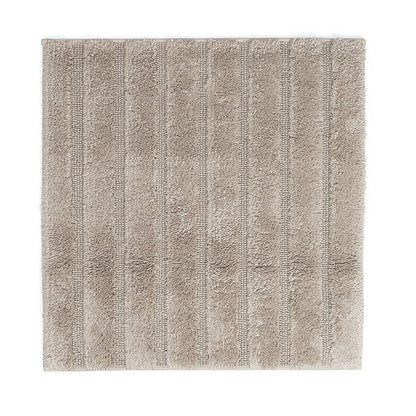 Bidetmat 60x60 cm katoen bruin beige