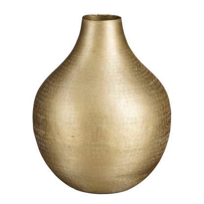 Vaas aluminium 31x25 cm champagne