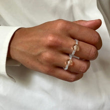 Luna Leena Ring Recycled Transparent Size Stretch Nepal