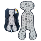 Capperal Car Seat Cover Group 0 Animals Baby-Safe And Soft