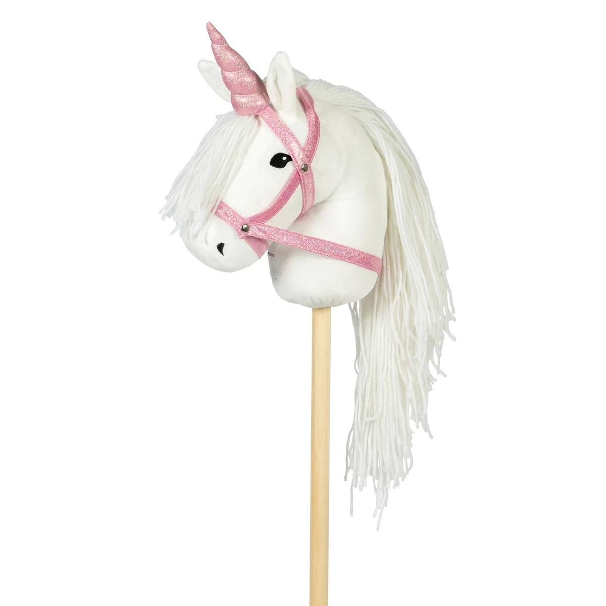 Unicorn hoorn en halter roze glitter