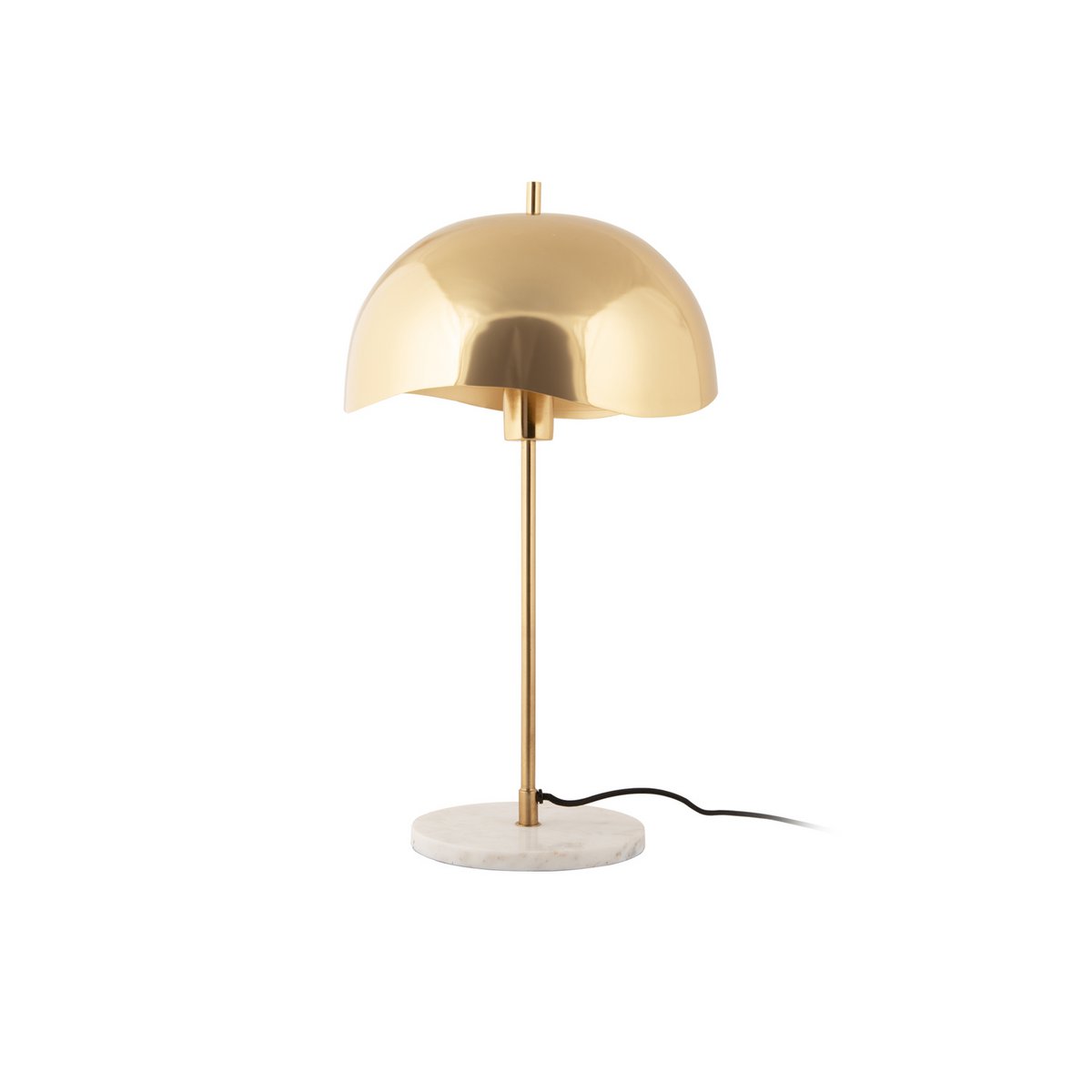 Tafellamp Wave Dome 30 cm goud ijzer
