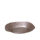 Ovale cup 19x25x5 cm beige glas