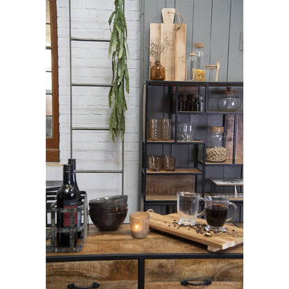 Voorraadpot glas Ø 7x21 cm