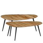 Side Table Set Jailey Brown
