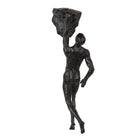 Figure Man 9x9x32 cm Brown Plastic Home Accessories