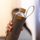 Fles beschermhoes 0,7 l vilt katoen