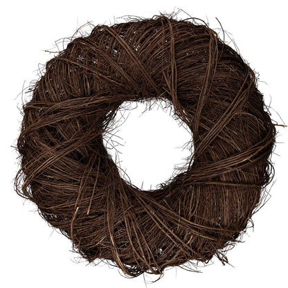 Krans Ø 80x23 cm bruin rotan