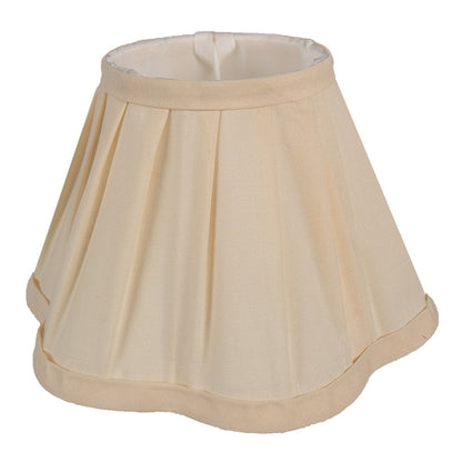 Lampenkap 20x13 cm beige katoen