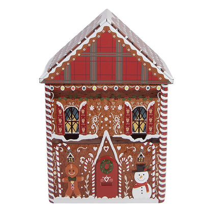 Bewaarblik 14x9x21 cm metaal bruin