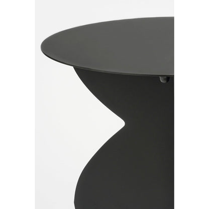 Rafi Bijzettafel - H50 x Ø40 cm - IJzer - Zwart