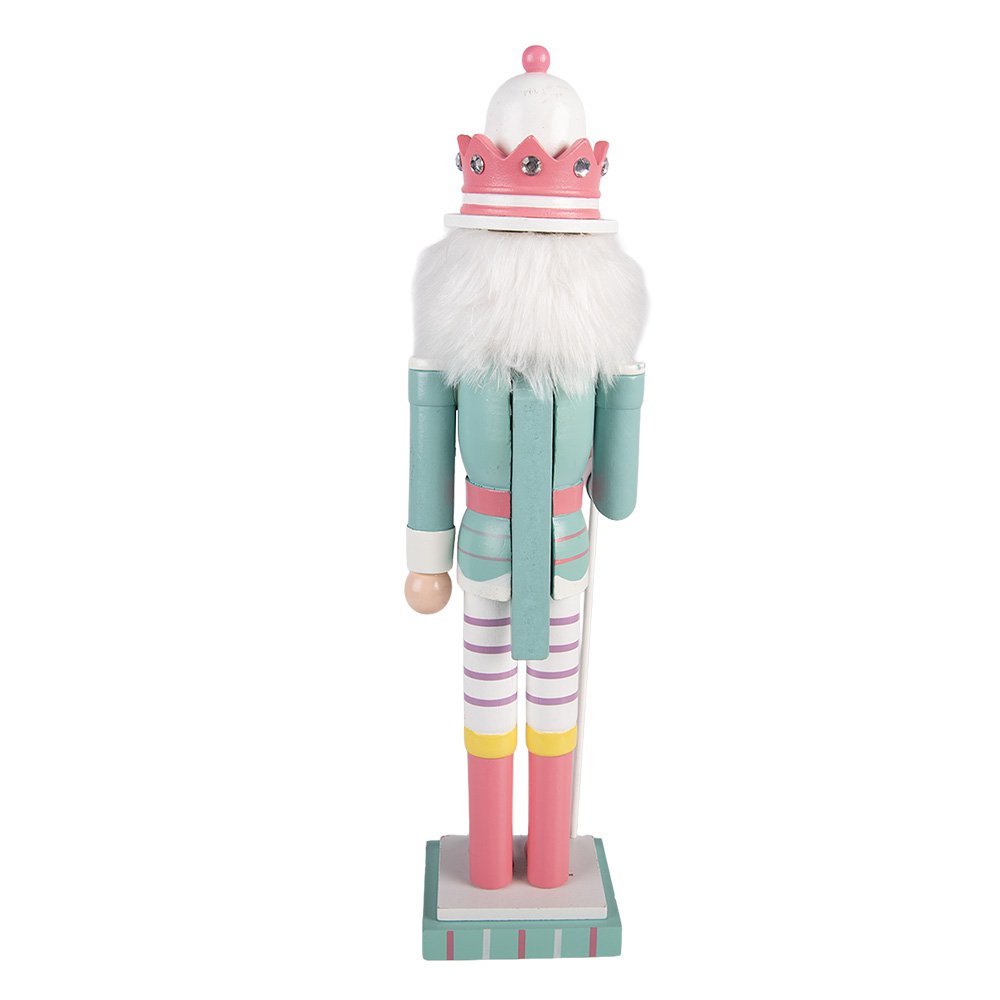 Christmas Decoration Figurine Nutcracker 8x7x25 cm Blue Wood