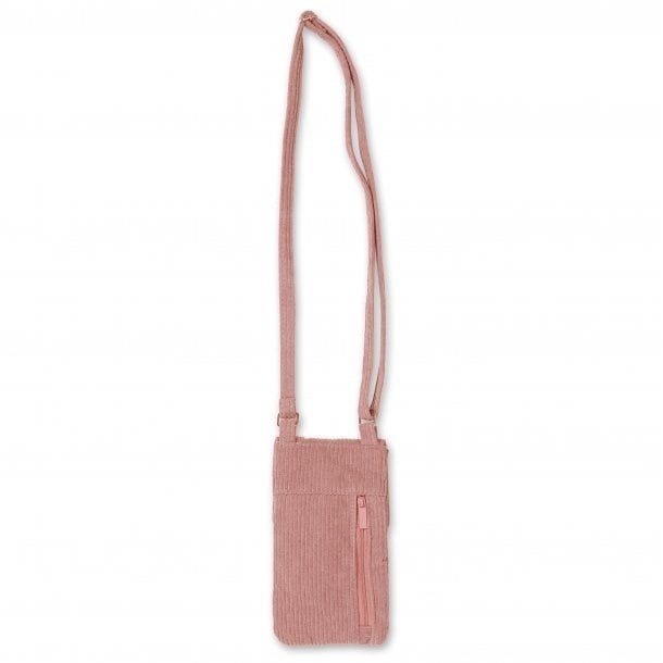 Mobieltasje corduroy blush 10.5x18.5 cm