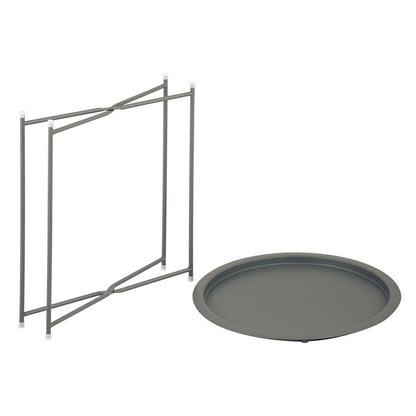 Bijzettafel metaal Ø 47x51 cm opvouwbaar