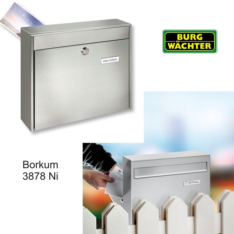 Burg Wachter Brievenbus Borkum Rvs