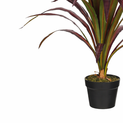 Kunstplant bananenboom 85 cm rood groen