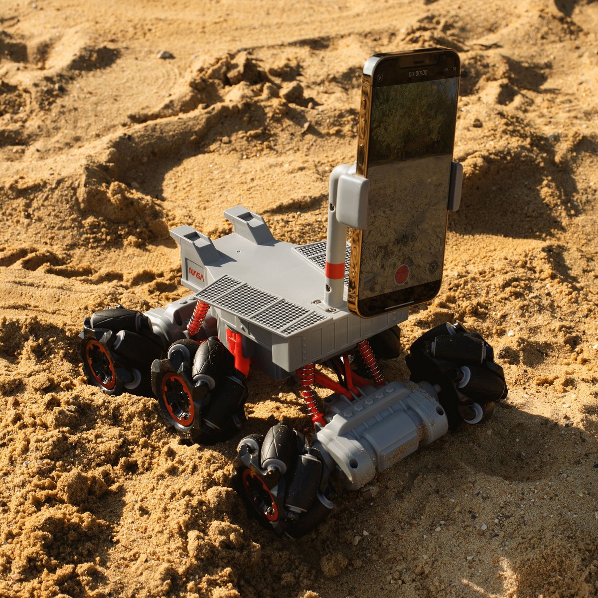 RC Mars Rover Opportunity rood PVC metaal