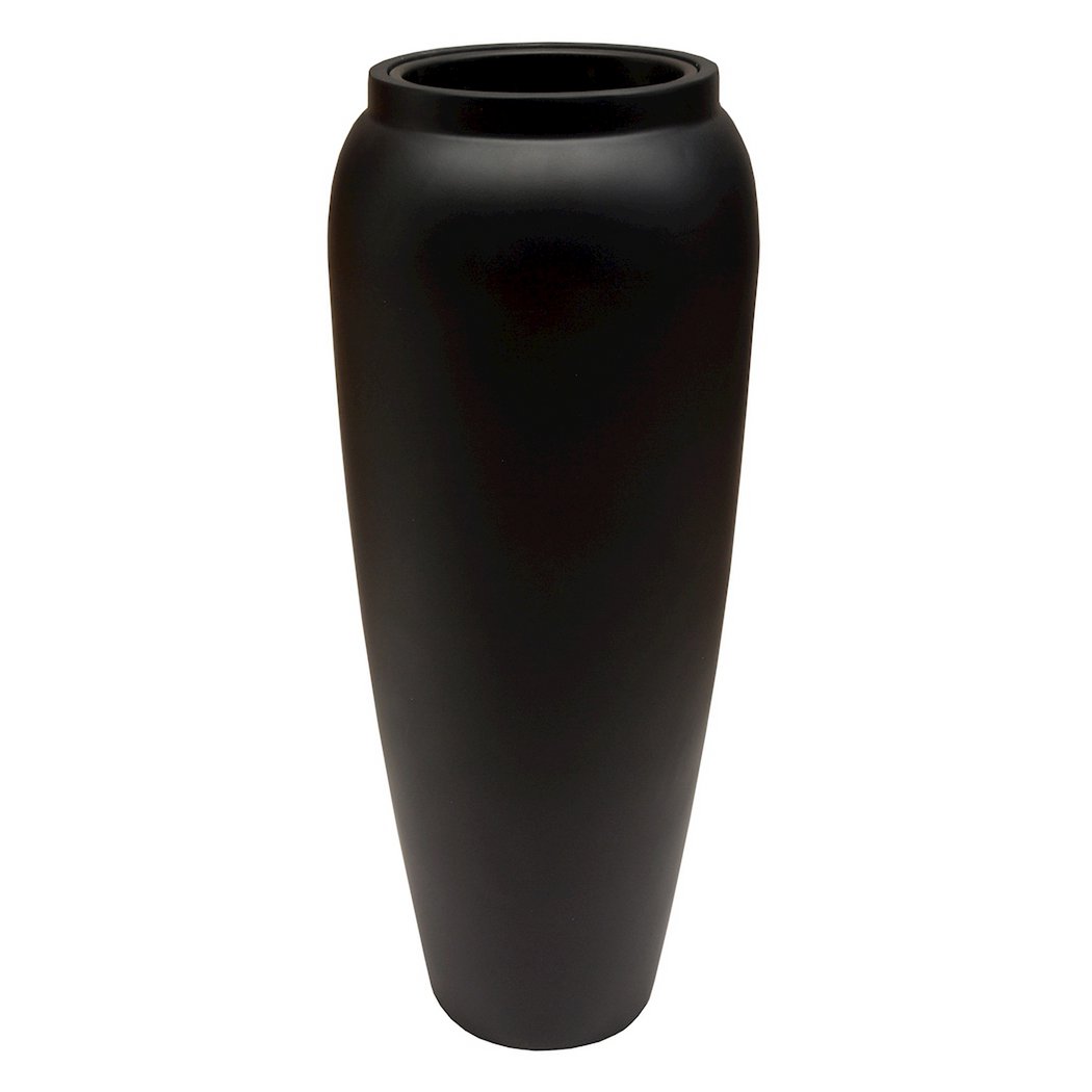 Plantenpot Hobro M 37x80 cm polyester zwart
