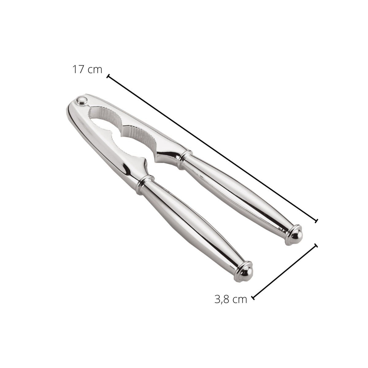 Notenkraker EDZARD Carlton 17 cm verzilverd