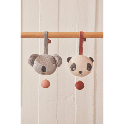 Muziek mobiel koala grijs 14,5x10,5x8 cm