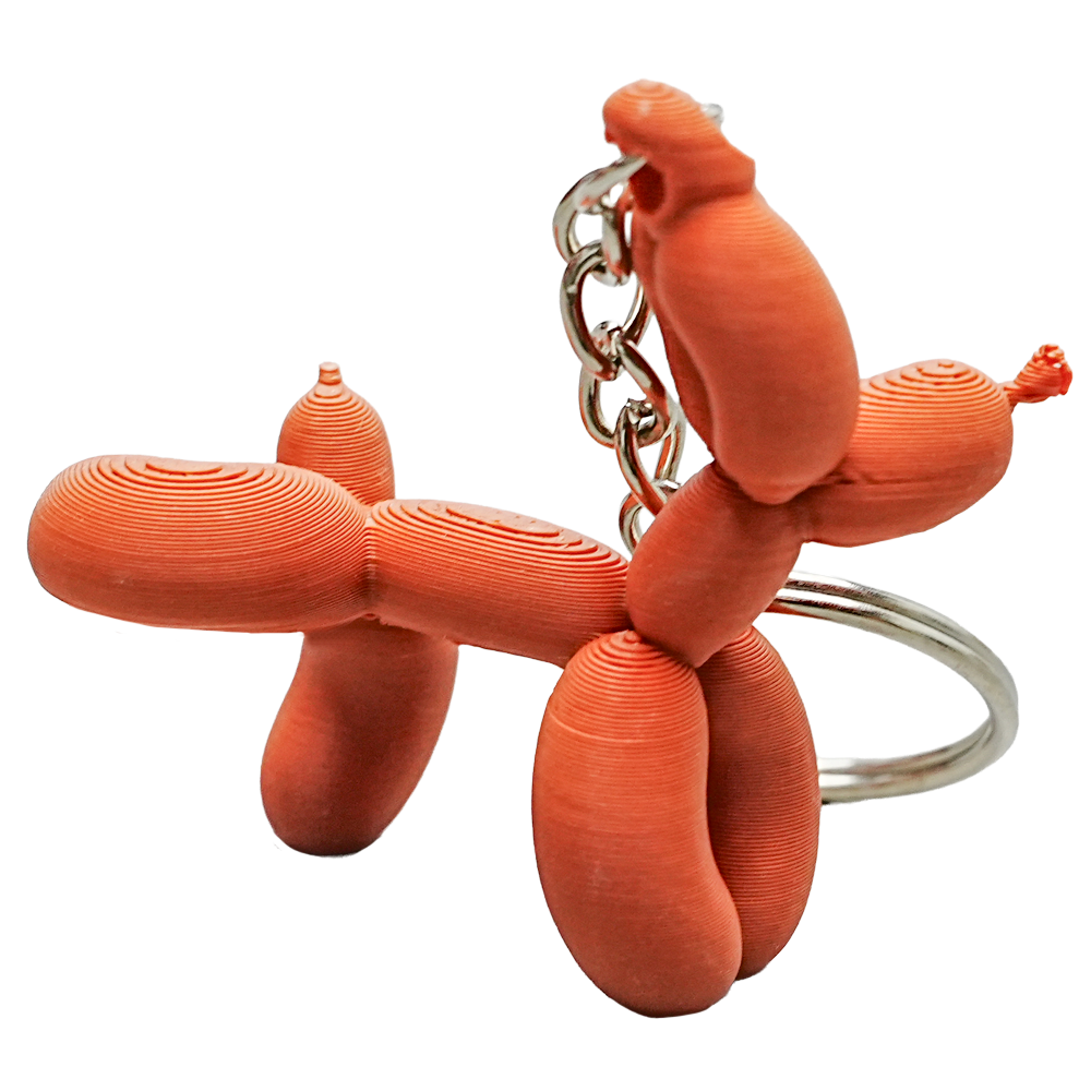Sleutelhanger ballon hond plassend PLA