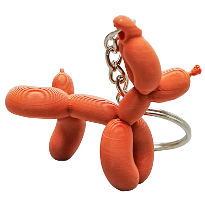 Sleutelhanger ballon hond plassend PLA