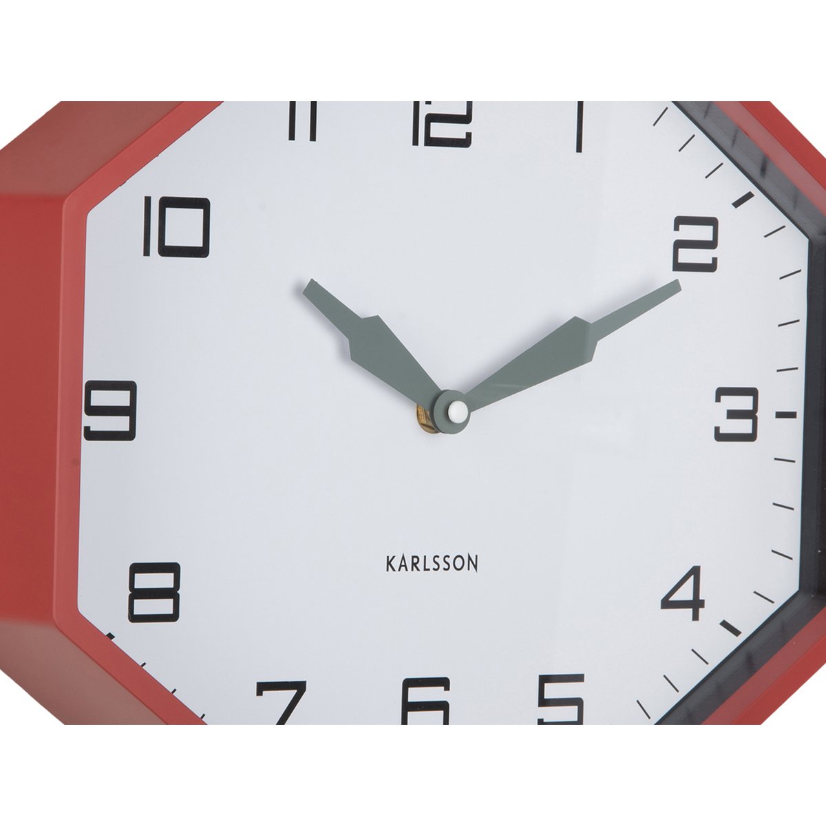 Wall clock modern factory octagon