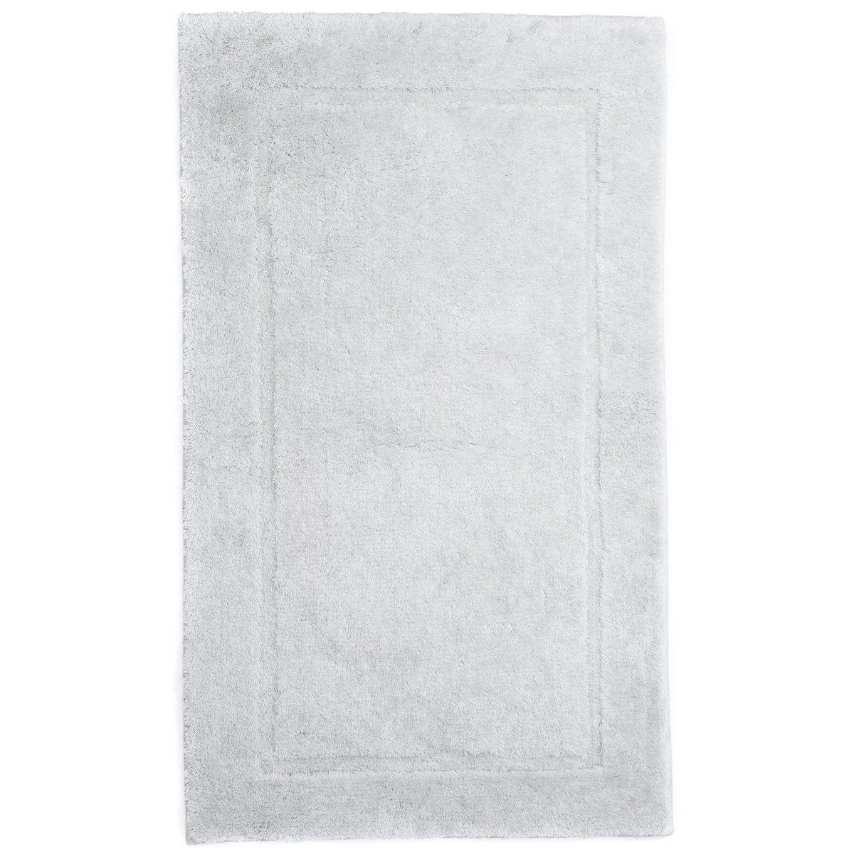 Badmat 60x100 cm zilver acryl
